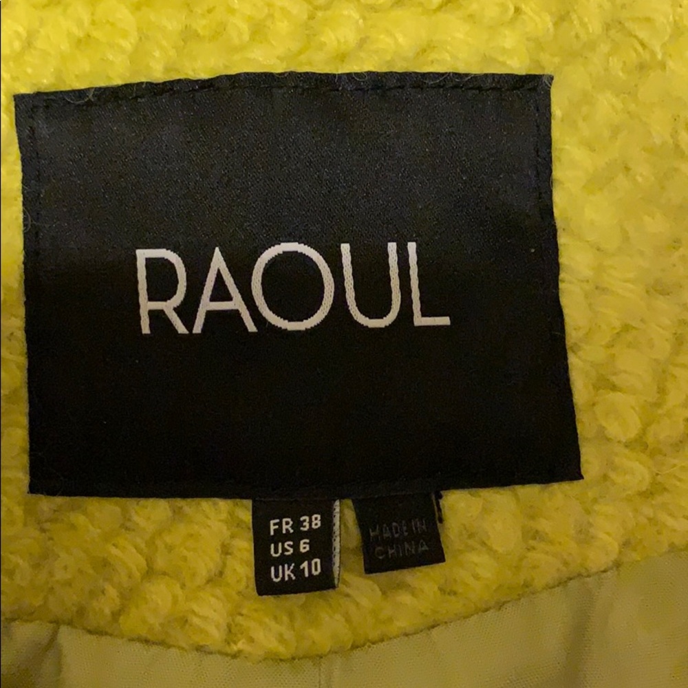Raoul Wool Coat NWOT! - Picture 2 of 5